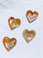 Green Onyx Heart Bowl | Large