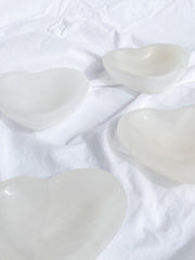 Selenite Heart Cleansing Bowl | X Large