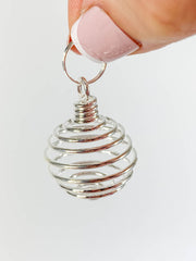 Silver Spiral Pendant