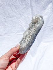 Apophyllite Frosted Cluster with Inclusions 630g