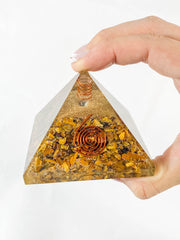Orgonite Pyramid Tiger Eye 281g