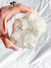 Glass Apophyllite Cluster 385g
