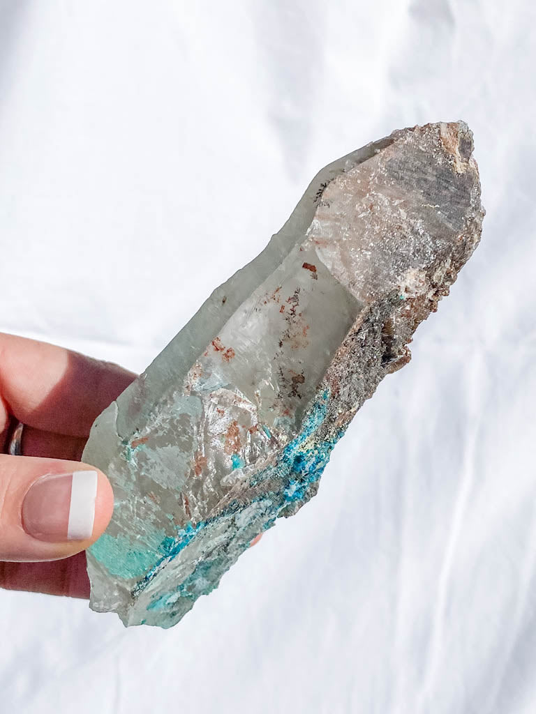 Quantum Quattro Natural Mineral Specimen Cluster 331g