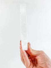 Selenite Seed of Life Grid Plate Full Moon | Large