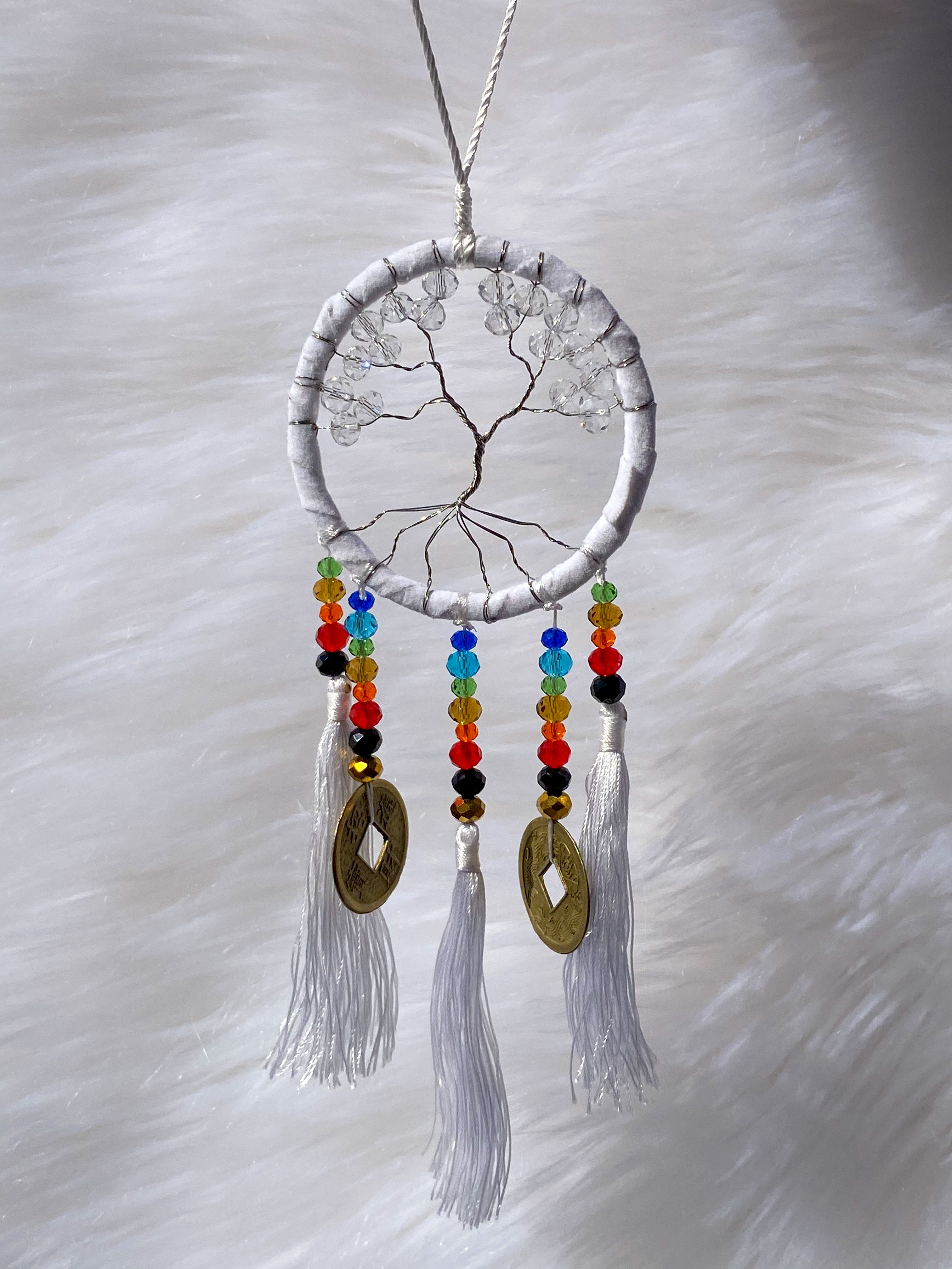Tree of Life Peace Chakra Dream Catcher