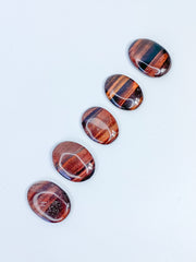 Red Tiger Eye Worry Stone