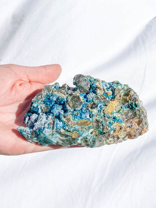 Quantum Quattro Natural Mineral Specimen Cluster 289g