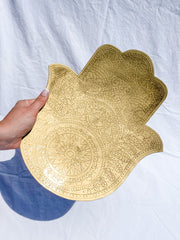 Hamsa Bronze Dish Light | XX Large