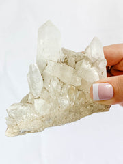 Quartz Cluster with Inclusions 280g