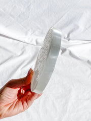 Selenite Enchanted Tree Plate | Full Moon