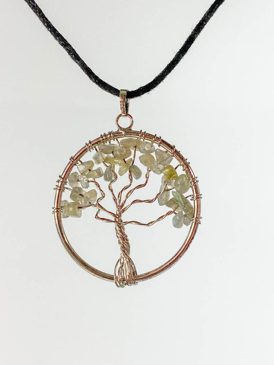 Tree of Life Pendant Labradorite