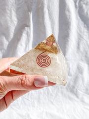 Orgonite Pyramid Selenite