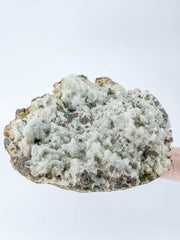 Green Apophyllite with Prehnite Inclusions Statement Piece 3kg