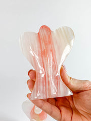 Onyx Orange Angel Carving