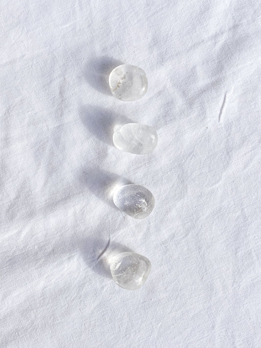 Clear Quartz Tumbles | Mini