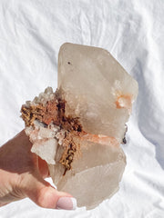 Smoky Himalayan Quartz with Inclusions CutBase Cluster 1.6kg
