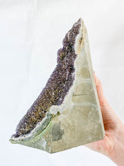 Black Amethyst CutBase Cluster 3kg