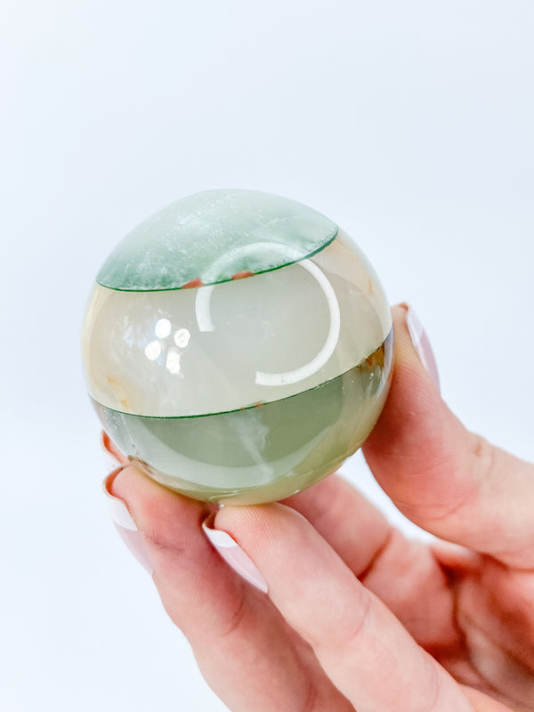 Onyx Green Sphere | Large