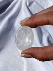 Clear Quartz Worry Stone