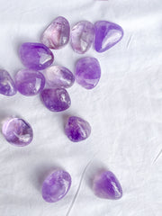 Amethyst Light Tumbles | Medium