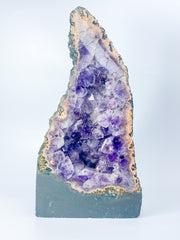Amethyst and Pink Geode Statement Piece “Witches Hat” 8kg