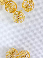 Gold Spiral Pendant