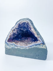 Amethyst Pink Purple Druzy and Agate Geode Statement Piece “Faery Cave” 3.3kg