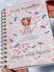 Touch Dragonflies Dance with Fairies | Notebook