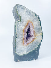 Amethyst with Cacoxenite and Quartz Geode Statement Piece 6.7kg