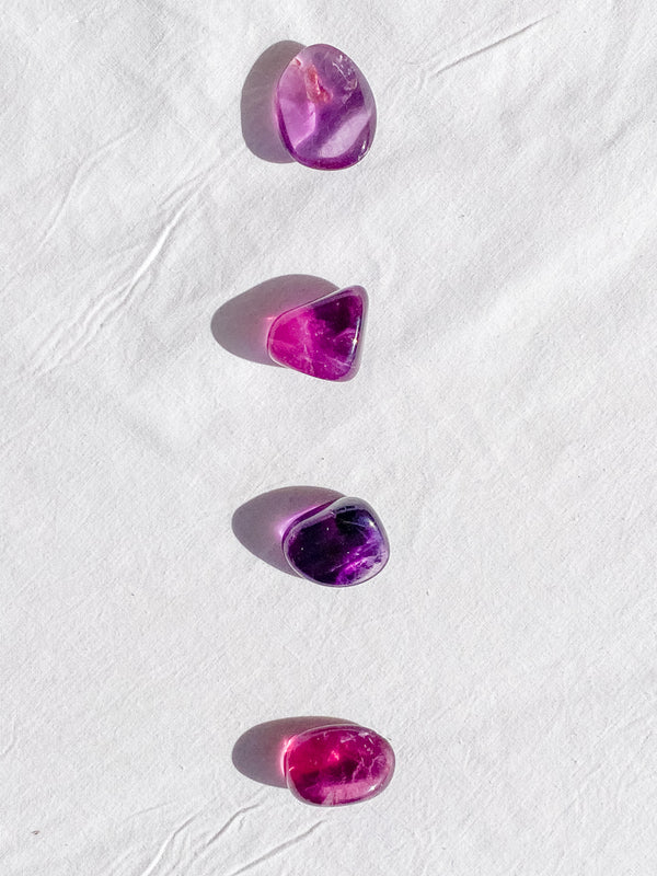 Fluorite Purple Tumbles | Small