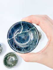 Black Onyx with inclusions Bowl | Medium