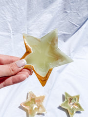 Green Onyx Star Bowl | Large