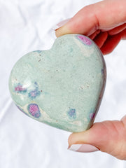 Ruby Fuchsite Heart | Large