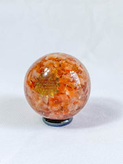 Orgonite Carnelian Sphere | X Large