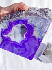 Died Agate Natural Bookend 3.9kg