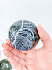 Black Onyx with inclusions Bowl | Medium