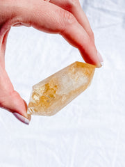 Citrine Polished Double Terminator Wand 65g