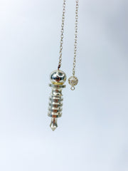 Silver Spiral Pendulum