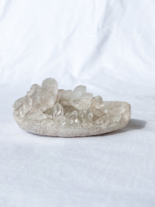 Smoky Himalayan Quartz Cluster with Inclusions 175g