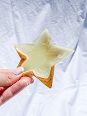 Green Onyx Star Bowl | Large