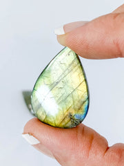 Labradorite Cabochon Tear Drop | Small