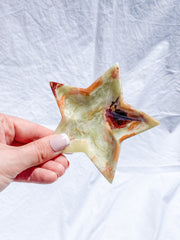 Green Onyx Star Bowl | Large