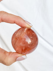 Fire Quartz Sphere | Medium