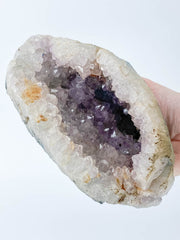Lavender Amethyst Geode 1.2kg