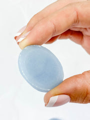 Angelite Worry Stone