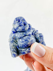 Sodalite Buddha Carving