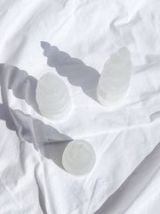 Selenite Unicorn Horn | Medium