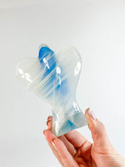Onyx Blue Angel Carving