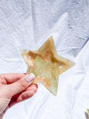 Green Onyx Star Bowl | Large