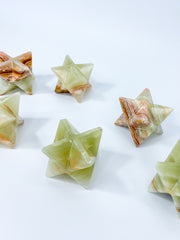 Green Onyx Merkaba | Large